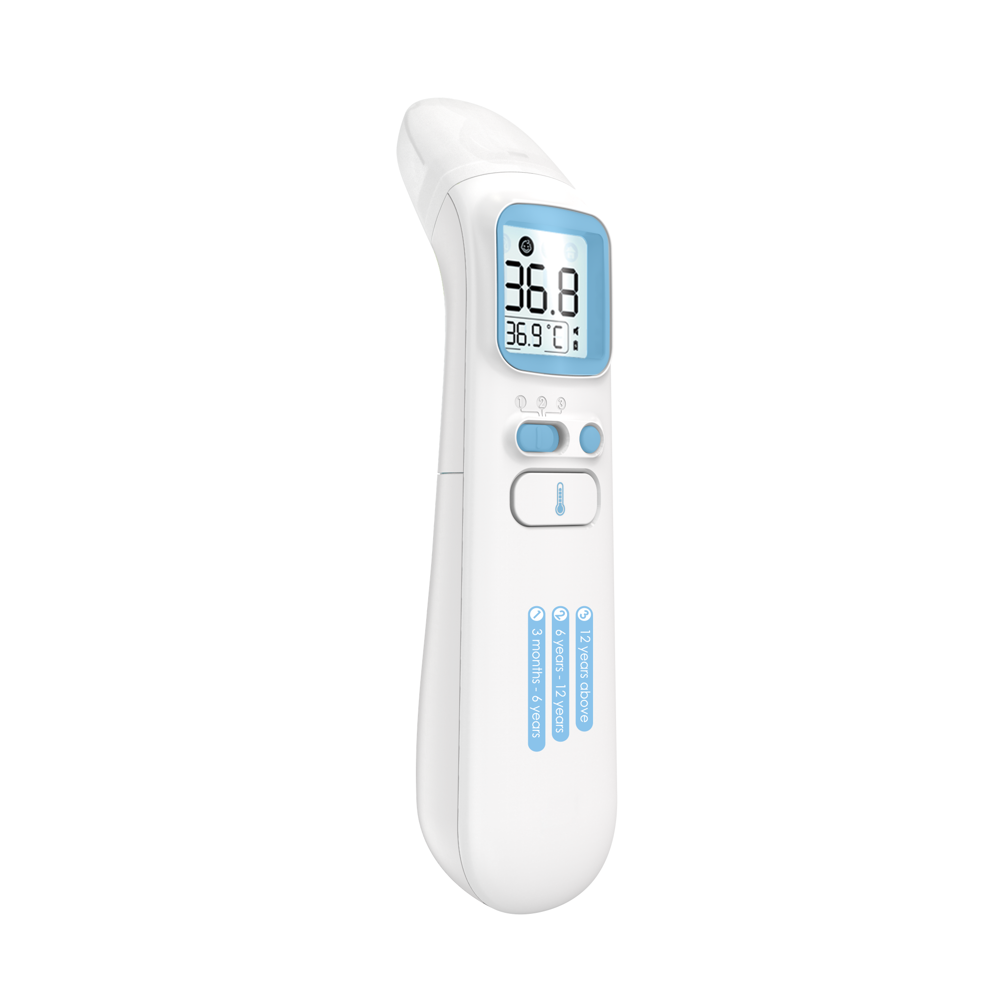 FDA CE approved Touchless Thermometer for Adults,Forehead and Ear